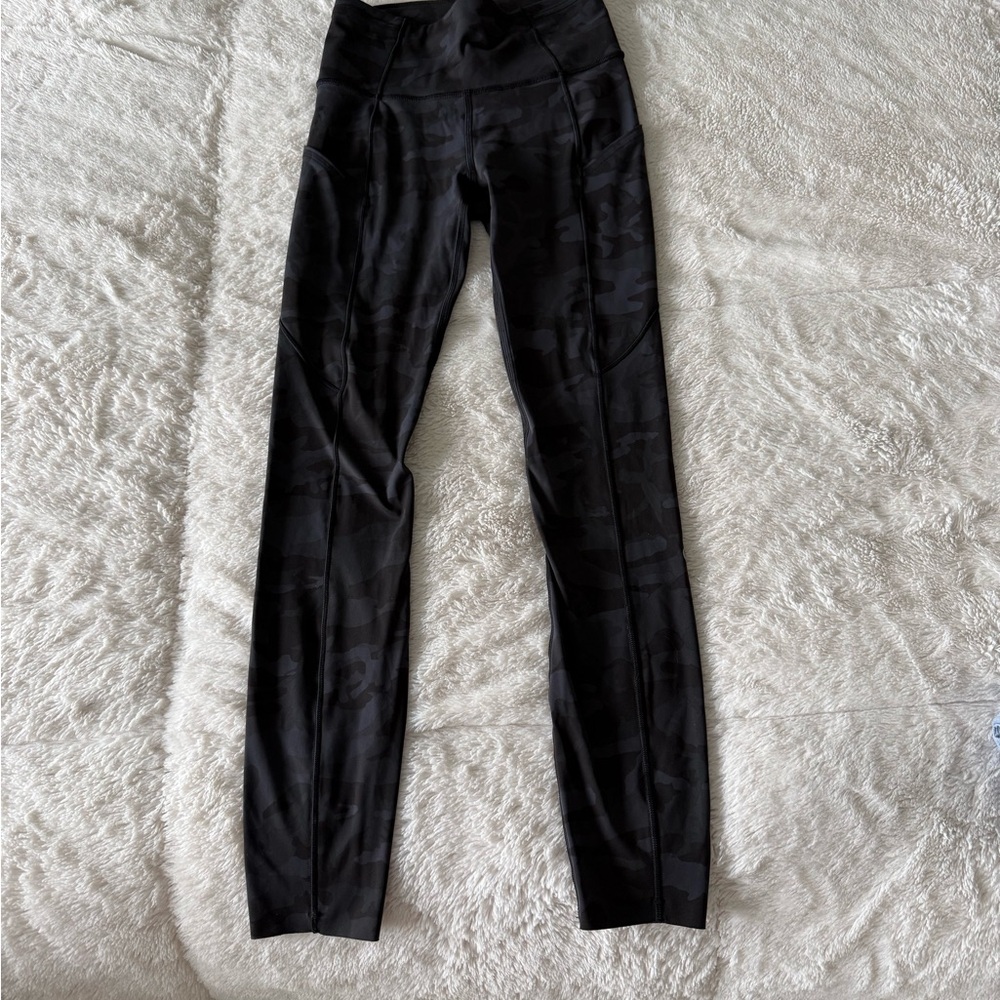 lululemon athletica Black Camouflage Leggings